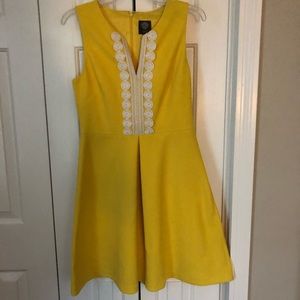 Yellow Vince Camuto Dress Size 8